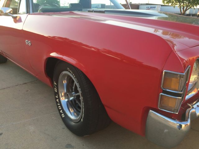 1970 Red Chevrolet El Camino Standard Cab Pickup