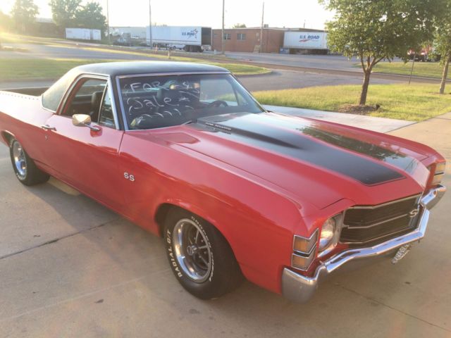 1970 Red Chevrolet El Camino Standard Cab Pickup