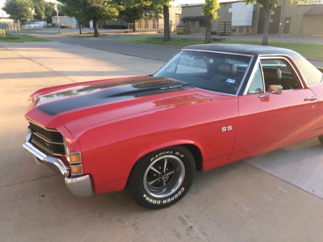 1970 Red Chevrolet El Camino Standard Cab Pickup