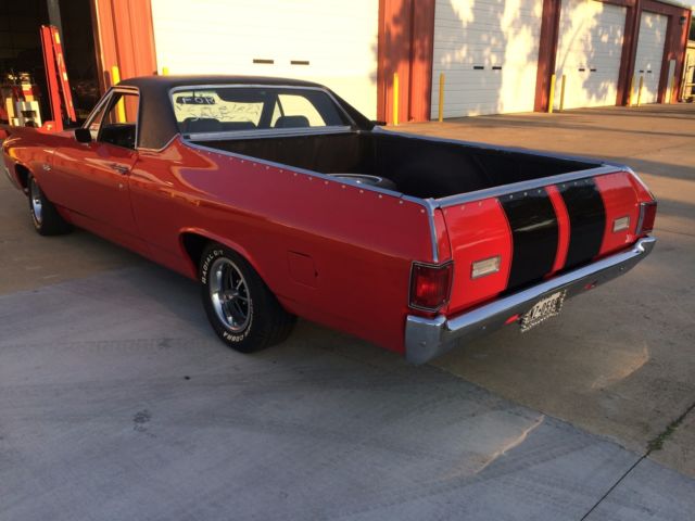 1970 Red Chevrolet El Camino Standard Cab Pickup