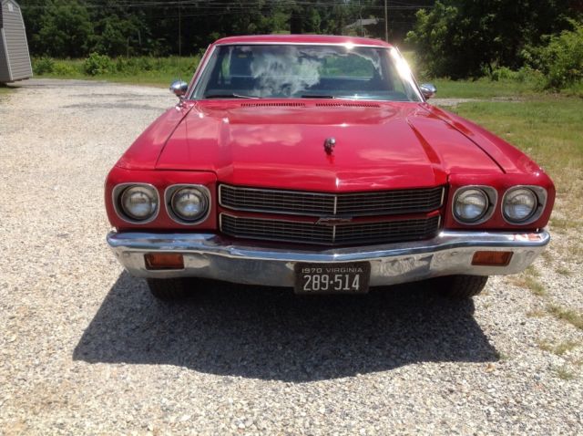 1970 Red Chevrolet El Camino Truck
