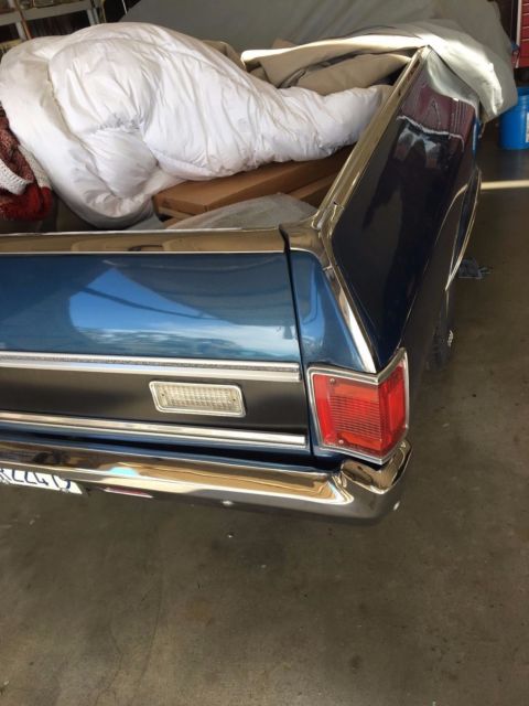 1970 Blue Chevrolet El Camino