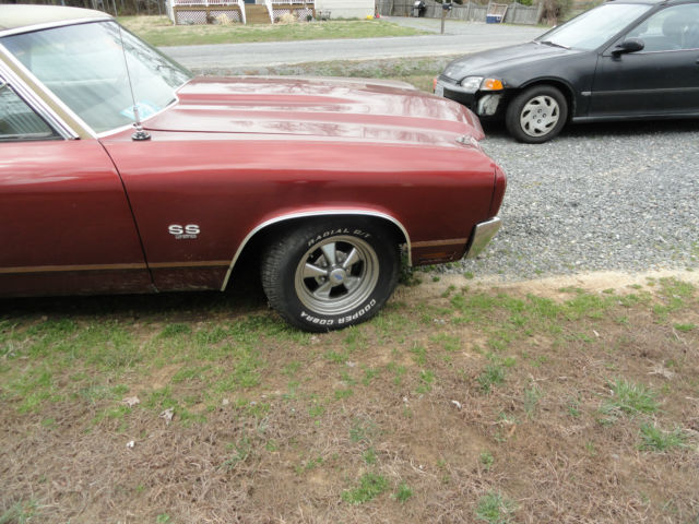 1970 Black Chevrolet El Camino El Camino