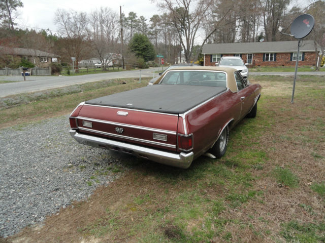 1970 Black Chevrolet El Camino El Camino