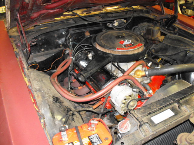 1970 Burgundy Chevrolet El Camino Standard Cab Pickup