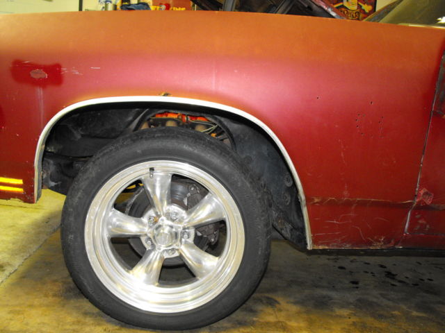 1970 Burgundy Chevrolet El Camino Standard Cab Pickup