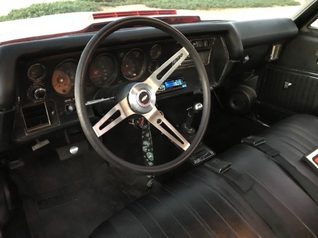 1970 Orange Chevrolet El Camino Crew Cab Pickup
