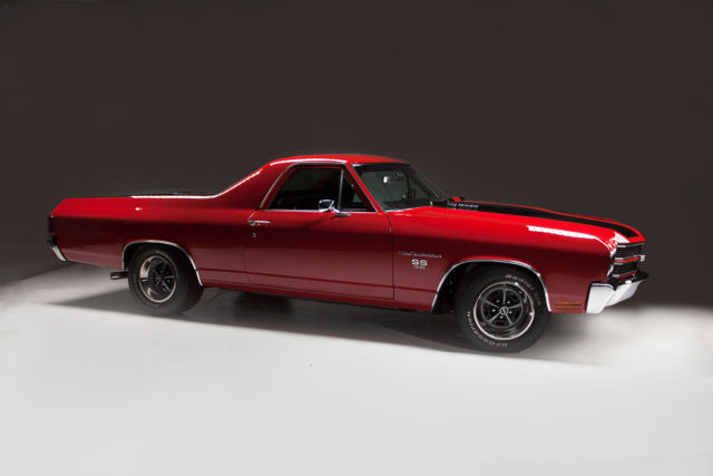 1970 cranberry red Chevrolet El Camino
