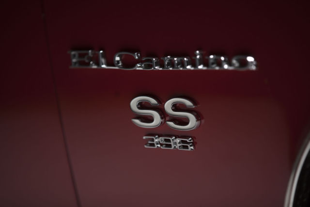 1970 cranberry red Chevrolet El Camino