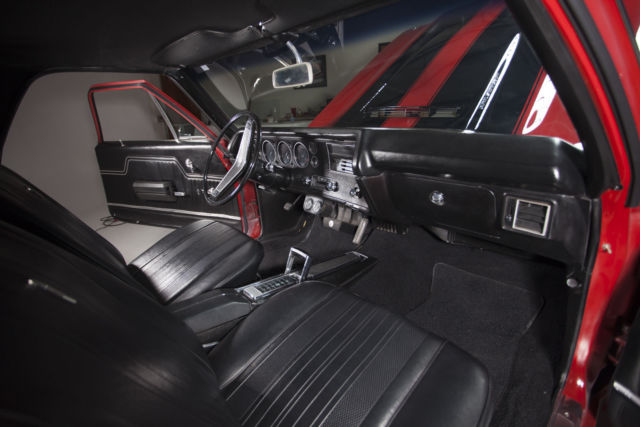 1970 cranberry red Chevrolet El Camino