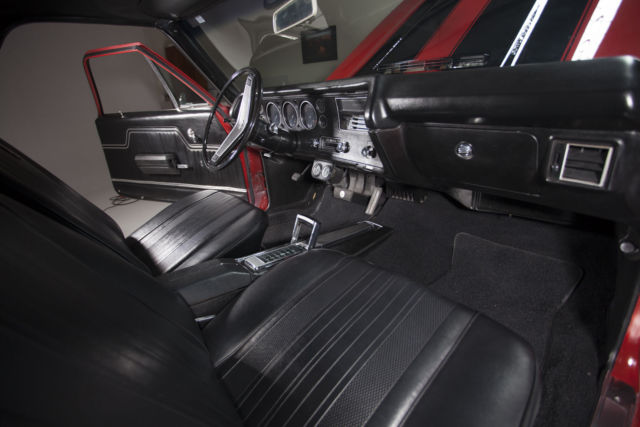 1970 cranberry red Chevrolet El Camino