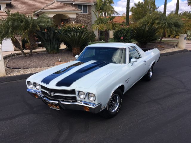 1970 White Chevrolet El Camino Pickup