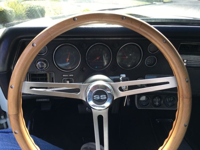 1970 White Chevrolet El Camino Pickup