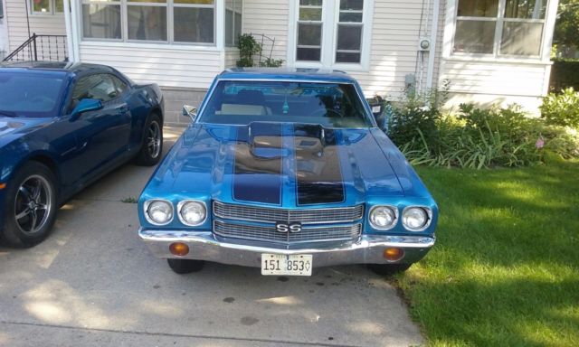 1970 Blue Chevrolet Chevelle