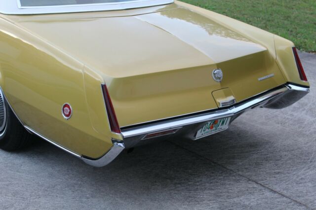 1970 Gold Cadillac Eldorado Coupe