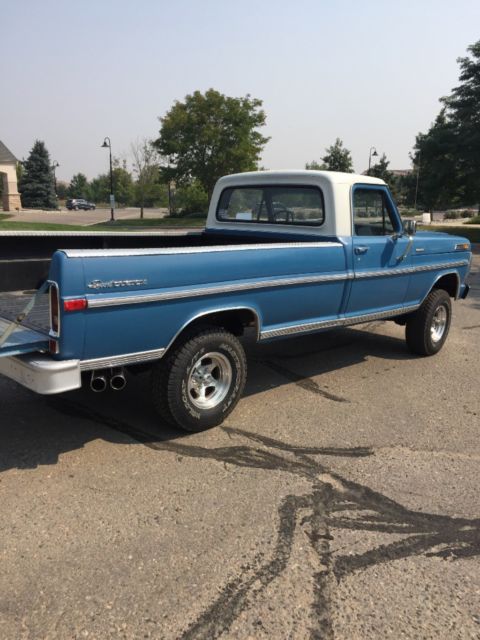 1970 Blue Ford F-100