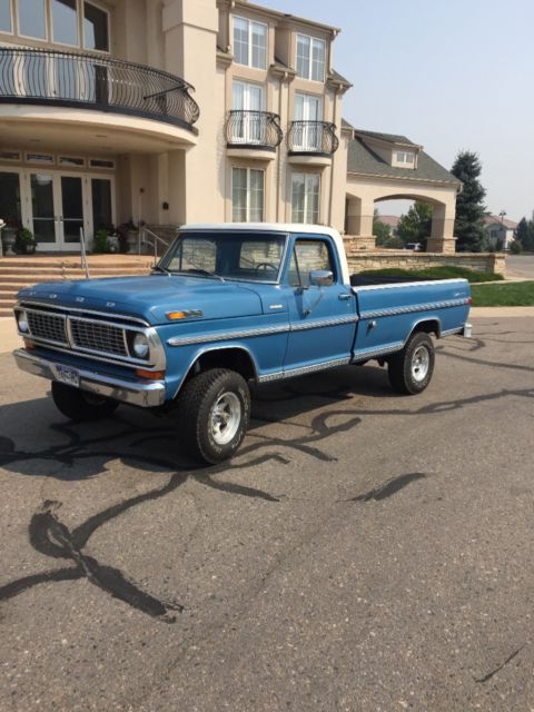 1970 Blue Ford F-100