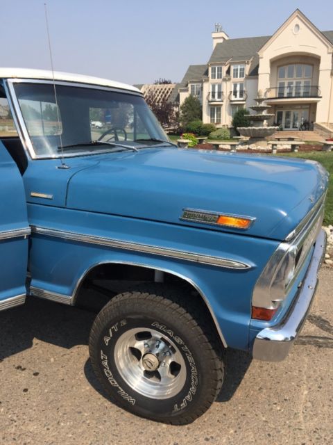 1970 Blue Ford F-100