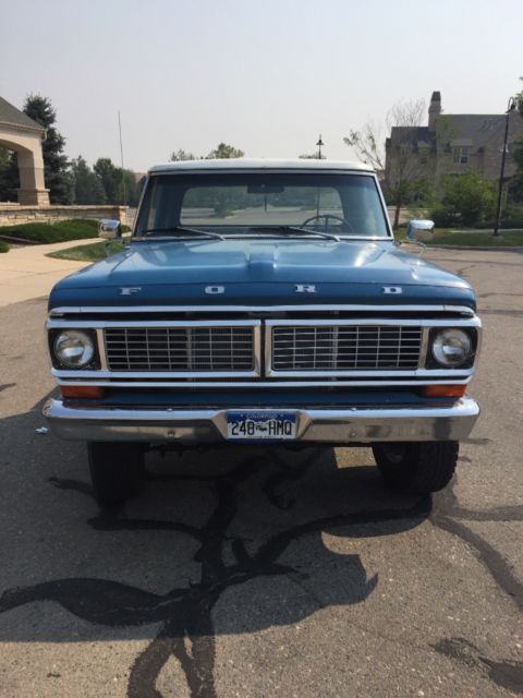 1970 Blue Ford F-100
