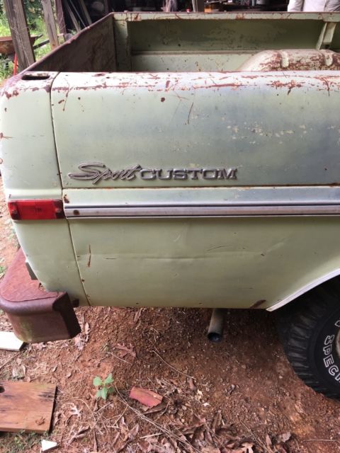 1970 Green Ford F-100