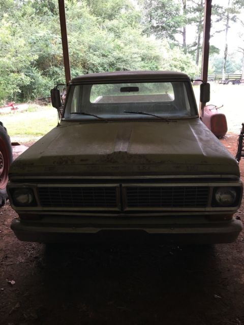 1970 Green Ford F-100