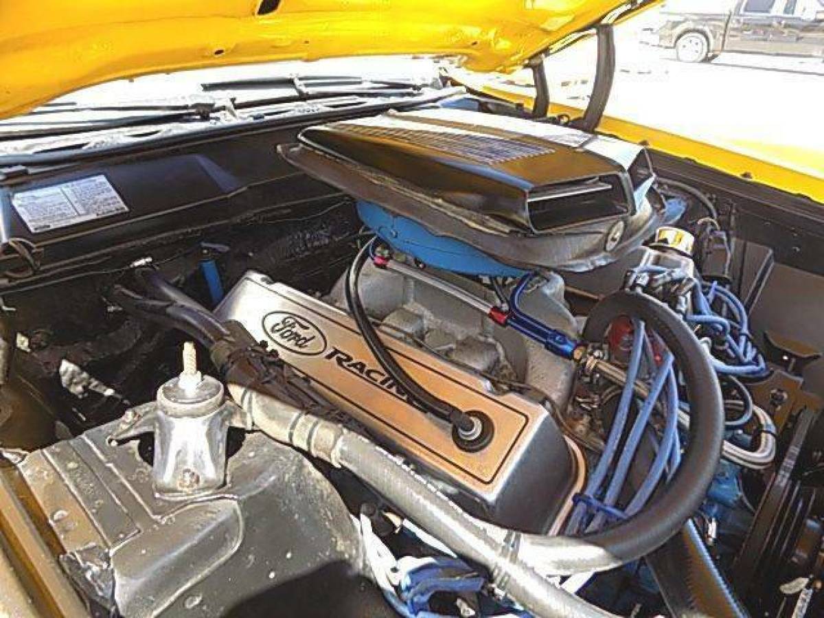 1970 Yellow Ford Falcon Coupe