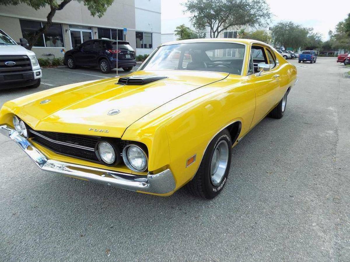 1970 Yellow Ford Falcon Coupe