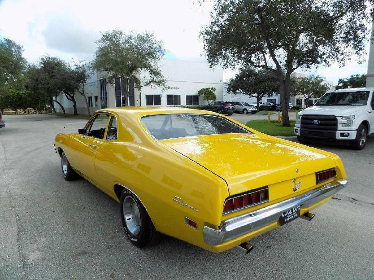 1970 Yellow Ford Falcon Coupe