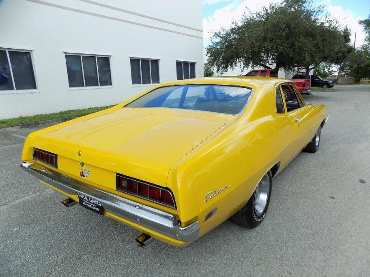 1970 Yellow Ford Falcon Coupe