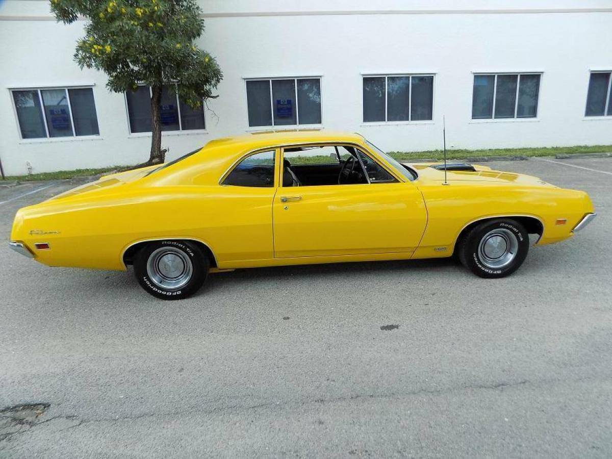 1970 Yellow Ford Falcon Coupe