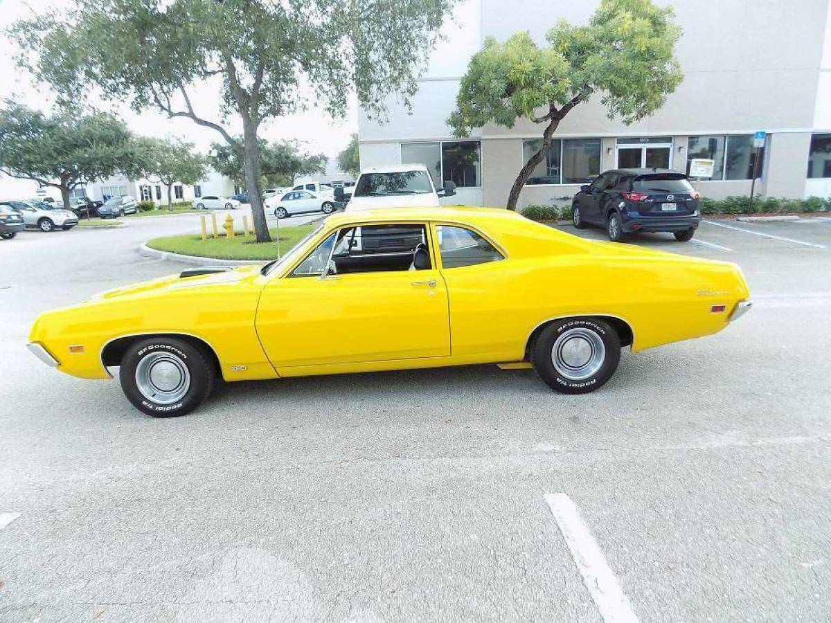 1970 Yellow Ford Falcon Coupe