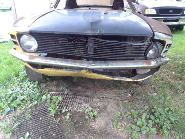 1970 Blue Ford Mustang Fastback