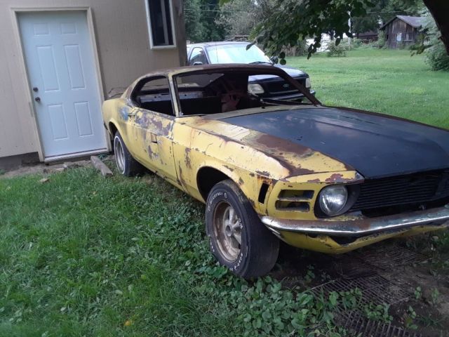 1970 Blue Ford Mustang Fastback