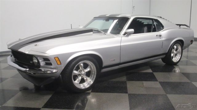 1970 Silver Ford Mustang
