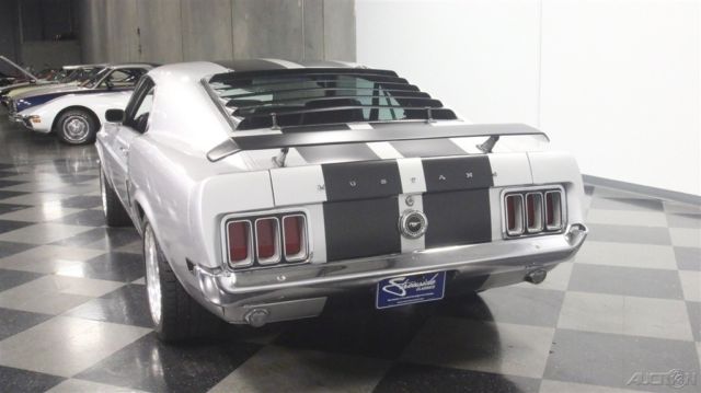 1970 Silver Ford Mustang