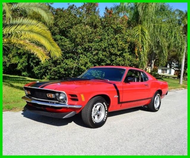 1970 Red Ford Mustang