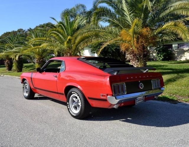 1970 Red Ford Mustang
