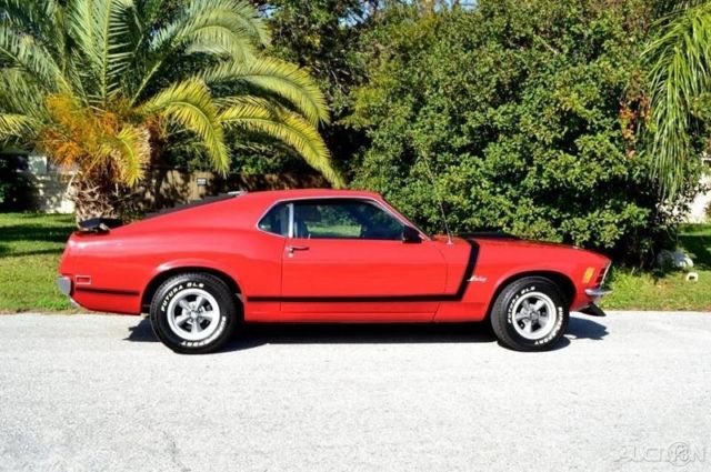 1970 Red Ford Mustang