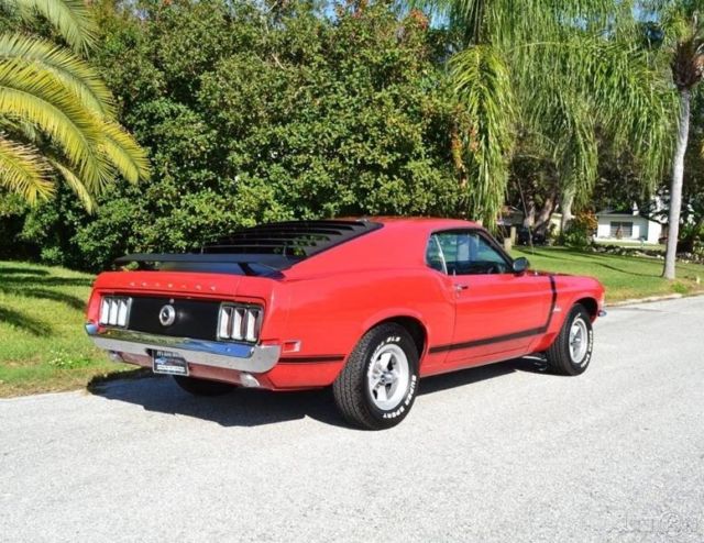 1970 Red Ford Mustang