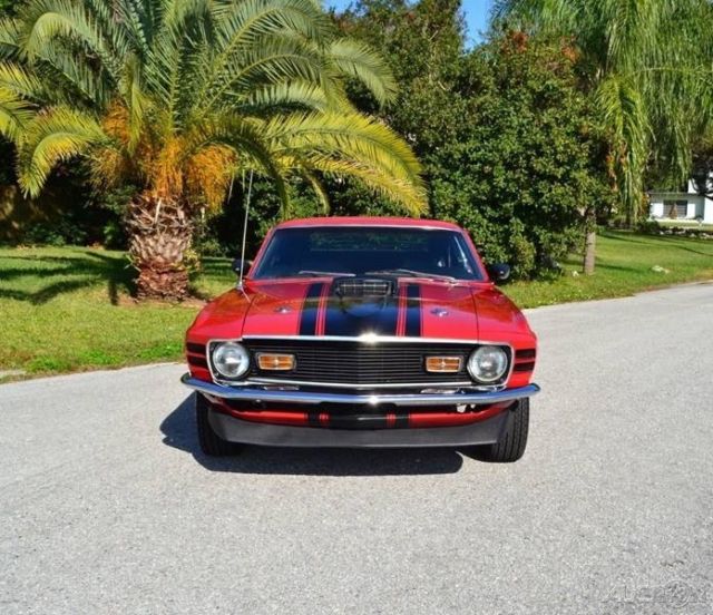 1970 Red Ford Mustang