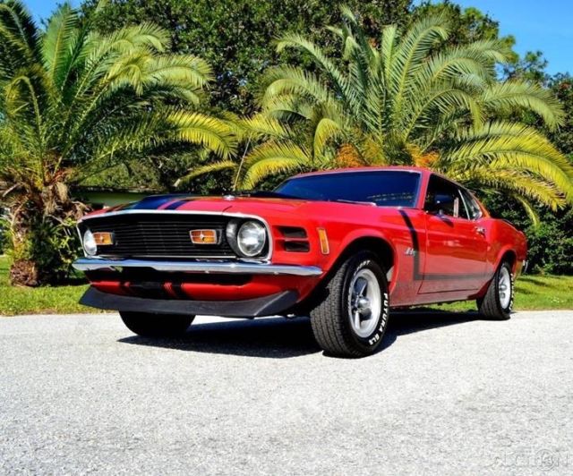 1970 Red Ford Mustang