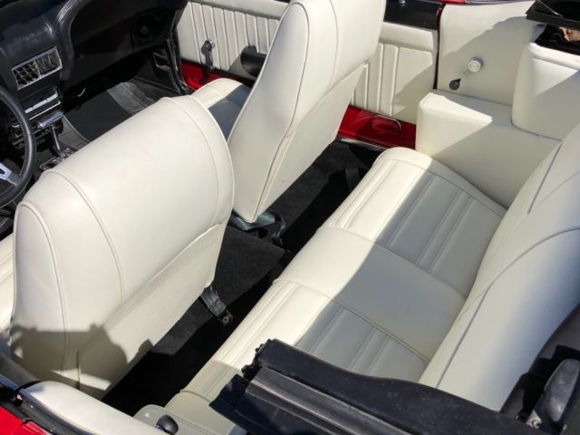 1970 Red Ford Mustang Convertible