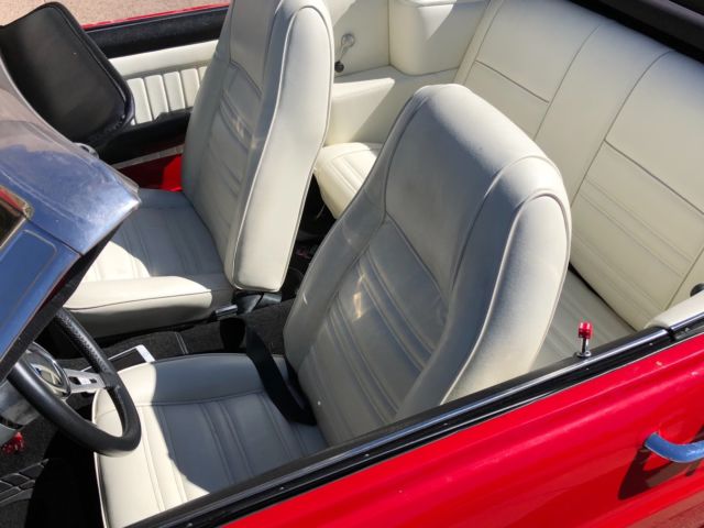 1970 Red Ford Mustang Convertible