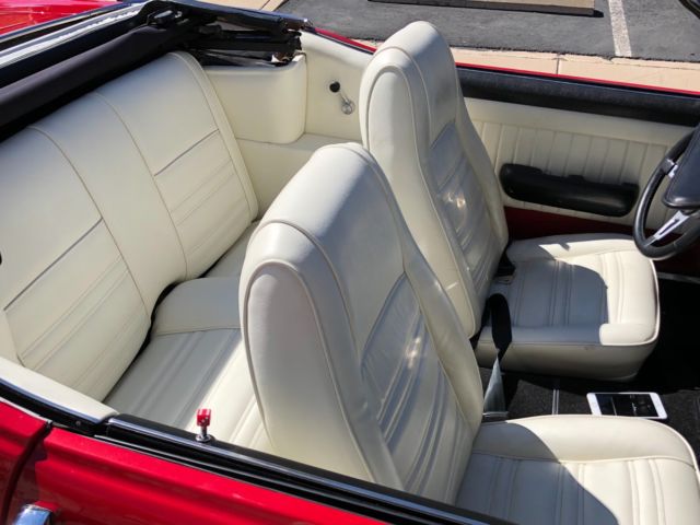 1970 Red Ford Mustang Convertible