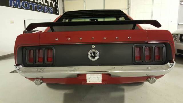 1970 Red Ford Mustang Coupe