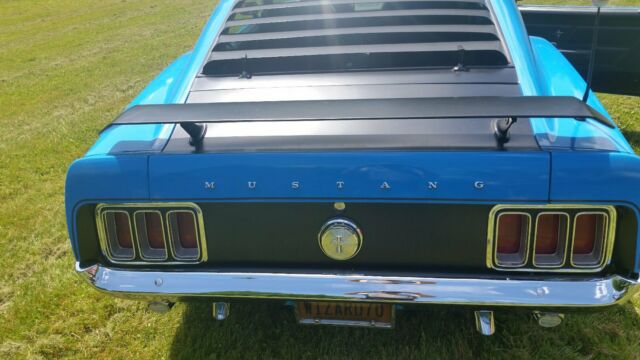 1970 Blue Ford Mustang Fastback