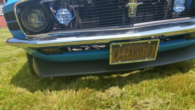 1970 Blue Ford Mustang Fastback