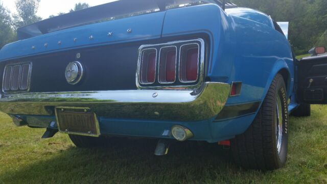1970 Blue Ford Mustang Fastback