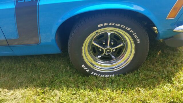 1970 Blue Ford Mustang Fastback