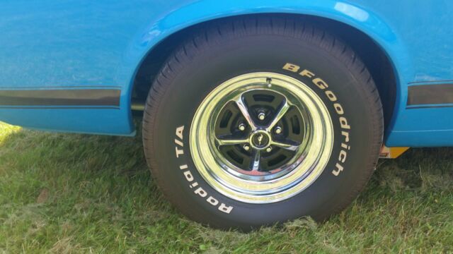 1970 Blue Ford Mustang Fastback